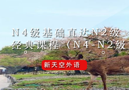 N4级基础直达N2级经典课程（N4-N2级）周六班--新天空