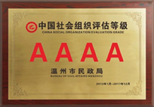 中国社会组织评估等级AAAA